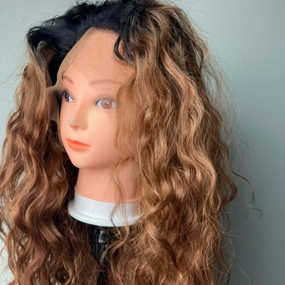 Honey Blonde Brown Lace Front Wig
